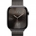 Apple Watch Series 10 GPS + Cellular 42mm Slate Titanium Case With Slate Milanese Loop, ECG App, Always-On Retina Display, TRA Version MX053QA/A