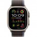 Apple Watch Ultra 2 GPS + Cellular 49mm Smartwatch, Titanium Case with Blue/Black Trail Loop Medium/Large, OLED Retina Display, Fitness Tracker, Action Button, Extra-Long Battery Life MRF63LW/A/MRFR3ZA/A
