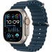 Apple Watch Ultra 2 GPS+Cellular 49mm Smartwatch with Rugged Titanium Case & Blue Ocean Band, Fitness Tracker, Precision GPS, Action Buton, Extra-Long Battery Life, Bright Retina Display MRF73ZA/A