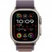 Apple Watch Ultra 2 GPS+Cellular 49mm Smartwatch with Rugged Titanium Case & Indigo Alpine Loop - Medium, Fitness Tracker, GPS, Action Buton, Extra-Long Battery Life, Bright Retina Display MRFF3ZA/A