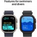 Apple Watch Ultra 2 GPS + Cellular 49mm Natural Titanium Case with Navy Ocean Band MX4D3QA/A
