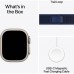 Apple Watch Ultra 2 GPS + Cellular 49mm Natural Titanium Case with Blue Trail Loop Medium/Large MX4L3QA/A