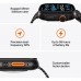 Apple Watch Ultra 2, Always-On Retina Display, 4-Core Neural Engine, WatchOS 11, GPS + Cellular, 49mm, Medium, Natural Titanium Case With Natural Titanium Milanese Loop MX5R3QA/A