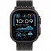 Apple Watch Ultra 2 GPS + Cellular 49mm Black Titanium Case with Black Titanium Milanese Loop-Large MX5V3QA/A