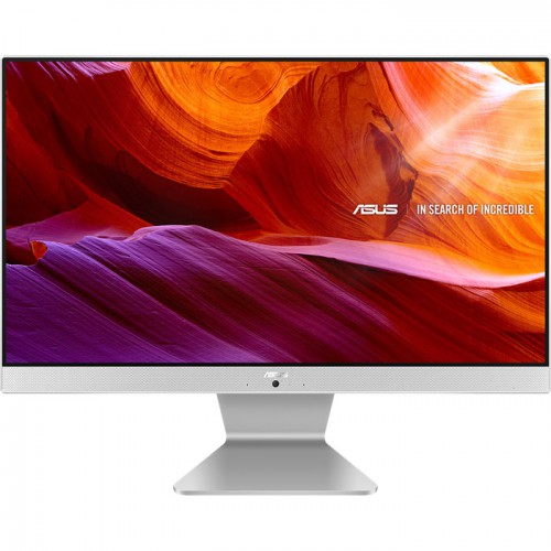 Asus AIO V222 Intel Core i3 Ram 8GB 512 SSD Camera Lan WiFi 21.5-inch Full HD Screen Non Touch Wireless Keyboard & Mouse with Windows 10 Home Color White 1 Year Warranty FAK-WA133T