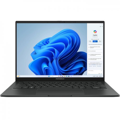 Asus Zenbook 14 OLED Q415MA Laptop, 14-inch WUXGA OLED 60Hz Touch Display, Intel Core Ultra 5 Processor 125H, 8GB RAM, 512GB SSD, Intel Graphics, English Keyboard, Windows 11 Home Jasper Grey Color