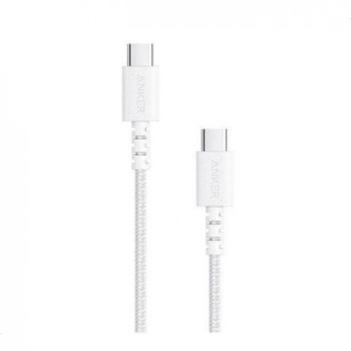 Anker A8032H21 Powerline Select+Usb-C To Usb-C 2.0 Cable 3Ft White