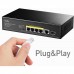Cudy 5-Port Gigabit PoE+ Switch with 1 SFP GS1005PTS1 2.0