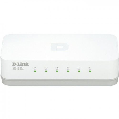 D-Link DGS-1005A 5-Port Gigabit Unmanaged Desktop Switch