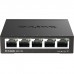 D-Link 5 Port Gigabit Unmanaged Metal Desktop Switch, Plug and Play (DGS-105)