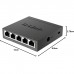 D-Link 5 Port Gigabit Unmanaged Metal Desktop Switch, Plug and Play (DGS-105)