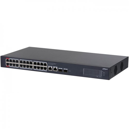 Dahua 28-Port Cloud Managed Desktop Gigabit Switch with 24-Port PoE CS4228-24GT-375