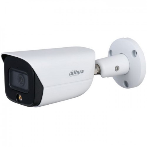 Dahua IP 4MP Full-color built-in Mic WDR Warm LED Fixed-focal WizSense IPC-HFW3449EP-AS-LED