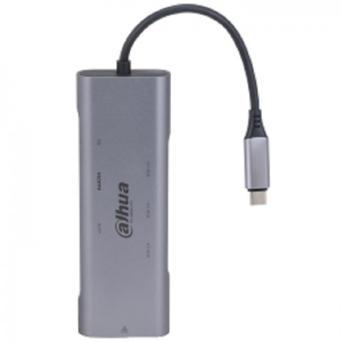 Dahua 8 in 1 USB 3.1 Type-C to USB 3.0 + HDMI + RJ45 + SD/TF + PD Docking Station TC38