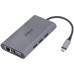Dahua 9 in 1 USB 3.1 Type-C to USB 3.0 + HDMI + RJ45 + VGA + SD/TF +PD Docking Station TC39