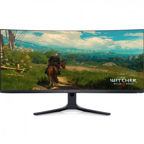Dell Alienware 34 inch Curved QD-OLED Gaming Monitor, 3440 x 1440 WQHD, AMD FreeSync Premium Pro and G-Sync, Black Color AW3423DWF-KH4GCO