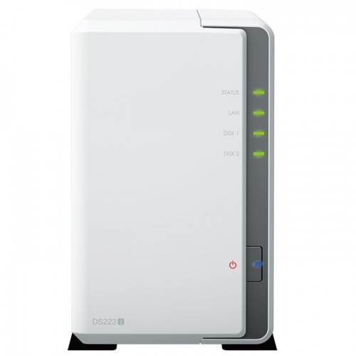 Synology DS223J 2-Bay compact energy-efficient storage for home and small business NAS Enclosure
