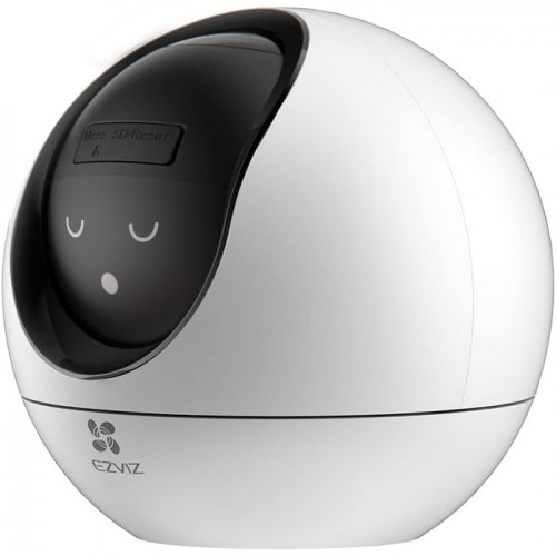 EZVIZ C6 Security WiFi Camera, 2K+ Indoor Home camera with AI Powered Human & Pet & Sound Detection, Night Vision, Auto-Zoom Tracking, Two Way Audio & Calling, 2.4G/5G WiFi, SD Card/Cloud Storage