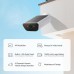 Ezviz 4K Smart Home Built-in 1.4W Solar Panel 2-Hour Charging for Whole-Day Use, 10400 mAh Large Battery Up to 180 Days Without Solar Charging Solar Battery Camera CS-CB5
