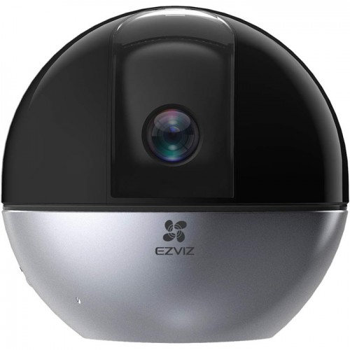 EZVIZ E6 3K Smart Home Camera - Panoramic View IR Night Vision AI-Powered Human & Pet Detection, Auto-Zoom Tracking, Two-Way Calling, Privacy Shutter