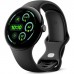 Google Pixel Watch 3 Smartwatches, Heart Rate Tracking, Advanced Running from Fitbit, Fitness Insights, 24-Hour Battery, 45mm, M/L, Matte Black Aluminium Case, Obsidian Band, Black Watch 3 BK