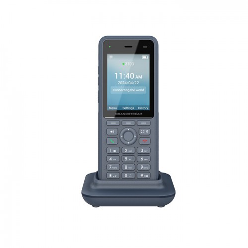Grandstream WP836 Ruggedized Cordless Wi-Fi IP Phone with Integrated Dual-Band Wi-Fi 6