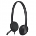 Logitech H340 USB Headset with Noise-Cancelling Mic for Internet Calls and Music Black Color 981-000475