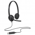 Logitech H340 USB Headset with Noise-Cancelling Mic for Internet Calls and Music Black Color 981-000475