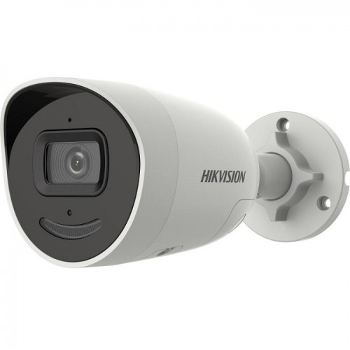 Hikvision 4 MP AcuSense Strobe Light and Audible Warning Fixed Mini Bullet Network Camera DS-2CD2046G2-IU/SL