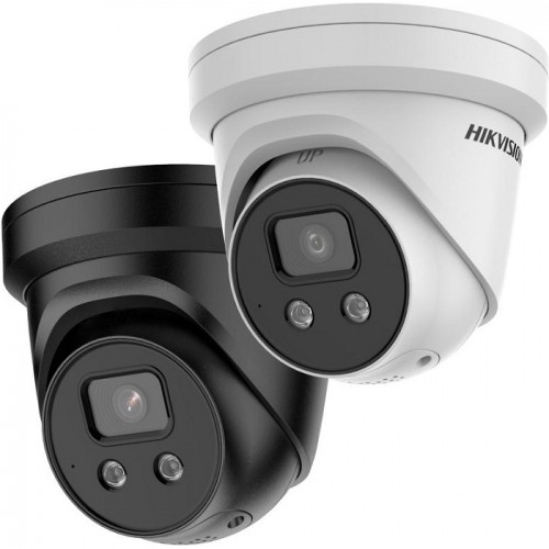 Hikvision 4 MP AcuSense Strobe Light and Audible Warning Fixed Turret Network Camera DS-2CD2346G2-ISU/SL