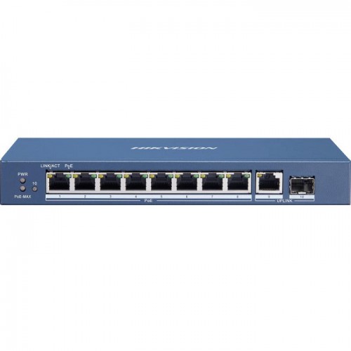 Hikvision 8 Port Gigabit Unmanaged POE Switch DS-3E0510P-E/M