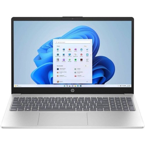 HP 15-fd0075 13th Gen i5-1335U, 8GB RAM, 512GB SSD, 15.6 FHD, BACKLIT KEYBOARD, NATURAL SILVER, WINDOWS 11, ENG KB