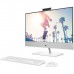 HP Pavilion Intel Core i5 Screen Size 27 Non-touch Memory 16GB DDR4-3200MHZ Storage 1TB HDD+256 SSD Graphic VGA Nvidia 2GB MX 350 Software Windows 11P Wire Keyboard & Mouse  Color White 27-D1025NE 