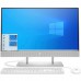 HP Intel Core i7 Screen Size 27 Touch Memory 16GB DDR4-3200MHZ Storage 1TB HDD Graphic VGA Intel Iris-X Software Windows 11 Home White Wire Keyboard & Mouse FHD RGB Camera and Microphone Color Silver One Year Warranty 27-DP1006D