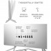 HP Intel Core i7 Screen Size 27 Touch Memory 16GB DDR4-3200MHZ Storage 1TB HDD Graphic VGA Intel Iris-X Software Windows 11 Home White Wire Keyboard & Mouse FHD RGB Camera and Microphone Color Silver One Year Warranty 27-DP1006D