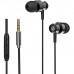HP-DHH-3111-Black-Music Headset With Mic In-Ear Stereo Headphones with Volume Control and Microphone, Black.