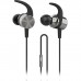HP-DHH-3114-Music Headset With Mic In-Ear Earphones with Volume Adjustment and Microphone Gray