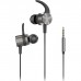 HP-DHH-3114-Music Headset With Mic In-Ear Earphones with Volume Adjustment and Microphone Gray
