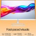 HP Series 5 23.8 inch FHD Monitor with Speakers - 524sa, 23.8inch(60.5cm),FHD(1920 x 1080),300 nits,Integrated Speakers, Eys Ease,Anti-Glare,2.58kg