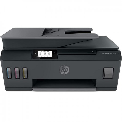 Hp Smart Tank 615 Wireless, Print, Copy, Scan, Fax, Automated Document Feeder, All In One Printer, Print Up To 18000 Black Or 8000 Color Pages, Black [Y0F71A]