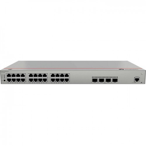 Huawei Switch 24*10/100/1000BASE-T ports (400W PoE+), 4*10GE SFP+ ports, built-in AC power S310-24P4X