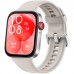 Huawei Watch Fit 3 Smartwatch, 1.82" Amoled Display, Ultra Slim Design, Fitness Management, Comprehensive Health Management, 10 Days Battery Life, Compatible with iOS & Android, White FIT 3 WH