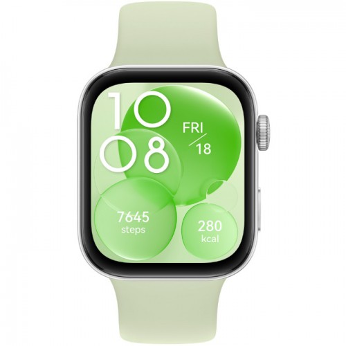 Huawei Watch Fit 3 Smartwatch, 1.82" Amoled Display, Ultra Slim Design, Fitness Management, Comprehensive Health Management, 10 Days Battery Life, Compatible with iOS & Android, Green FIT 3 Gr