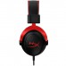 HyperX Cloud II-Gaming Headset, Detachable Boom Mic, Advanced USB Audio Control, 3.5mm Audio Cable  Red 4P5M0AA