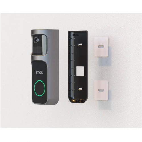 Imou Doorbell 2S Kit 2K QHD Image, 5000mAh Large Battery166° D Wide-angle View, 30° Horizontal RotatableIR Night Vision
