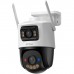 Imou Dual Lenses 3+3MP Camera, Smart Full-color Night Vision, Red -blue warning light, Wide View Dual Lens, Dual-channel Human & Vehicle Detection IPC-S7XEP-6M0WED