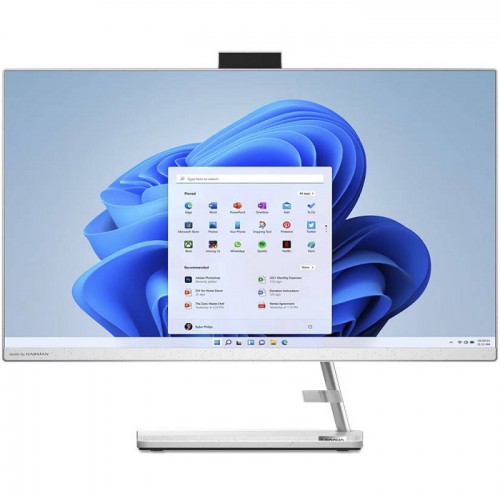 Lenovo AIO Intel Core i5 12th Gen Screen Size 27 Non-Touch Memory 8GB DDR4-3200MHZ Storage HDD 512 SSD Graphic Intel Software Windows 11 Pro Wire Keyboard & Mouse Color White One Year Warranty 3 27IAP7 
