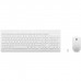 Lenovo 510 Wireless Keyboard & Mouse Combo White, English Layout, Island-Style Keys, 1200 DPI Optical Mouse, 2.4GHz Wireless