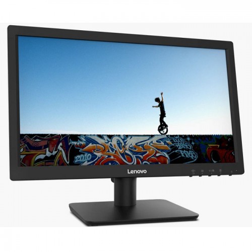 Lenovo D19-10 18.5-inch HD monitor 16:09 ratio Input connectors VGA,HDMI, cable included VGA, Tilt 61E0KCT6UK