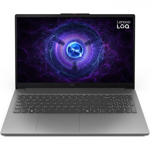 Lenovo LOQ 15IAX9E Gaming Laptop, 15.6" FHD 144Hz IPS Display, Intel Core i5-12450HX, 16GB RAM, 512GB SSD, GeForce RTX 2050 4GB GPU, FreeDos, Luna Grey 83LK0074AX